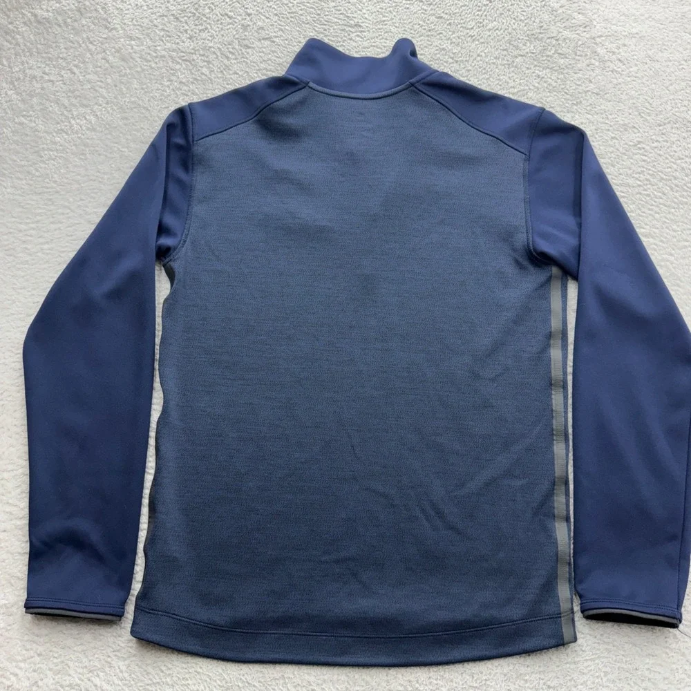 Nike Dri-FIT USA Lacrosse Mens Small 1/4 Zip Pullover Navy Blue Heathered Top